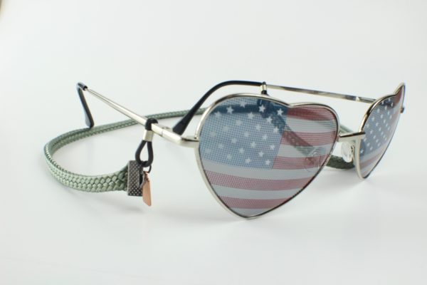 USA heart shaped sunglasses