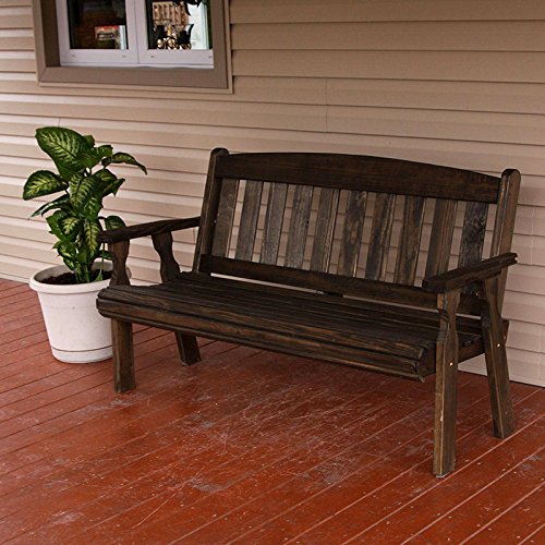 Bench on front porch