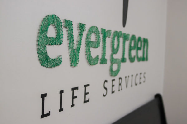 Evergreen life Services logo closeup