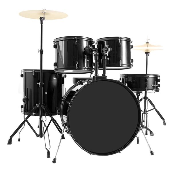 Black 5 piece Drumset