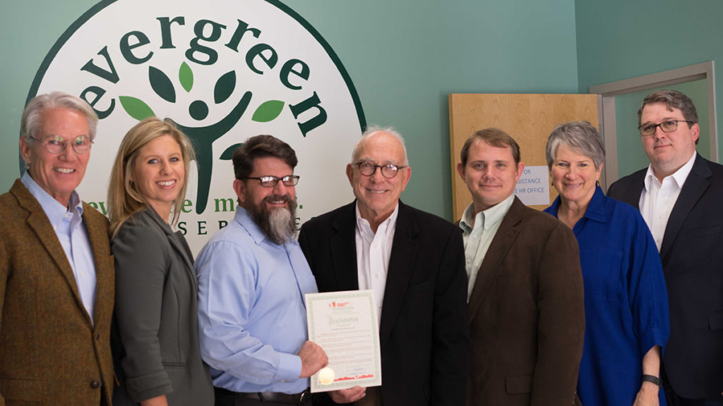 Evergreen Life Services Mayor Bob Zabbia Evergreen