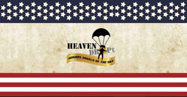 Angels of the Sky Heaven Dropt Logo with flag